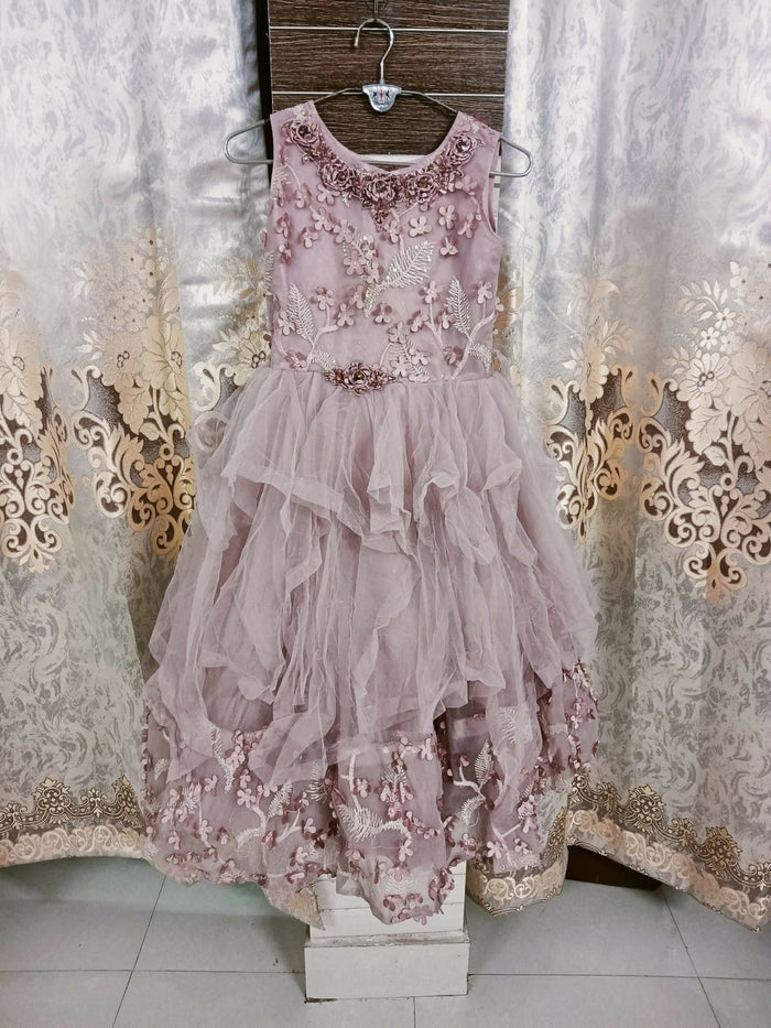 Pink Rose Dress/Frock for Baby – Elegance in Every Petal!