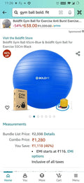 Pregnancy Gym Ball for exercise - PyaraBaby