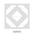 Quattro Tile Stencil Large