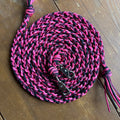 Raspberry Diamonds Split Reins