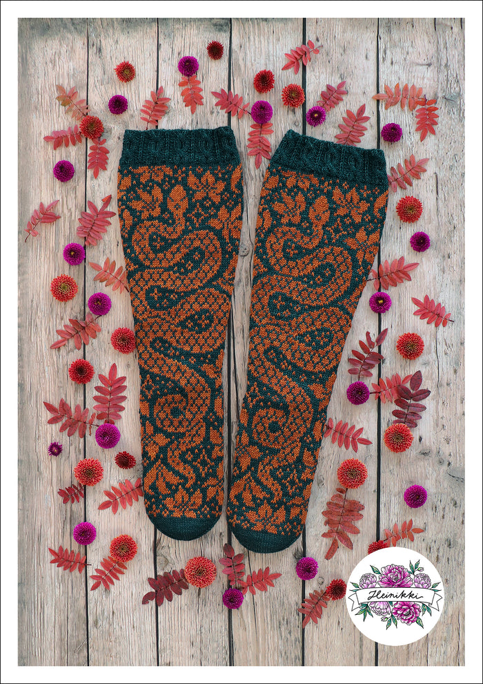 Serpent - Knitted Sock Pattern
