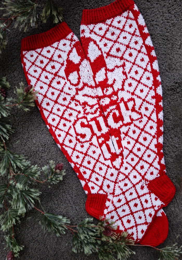 Suck It - Knitted Sock Pattern