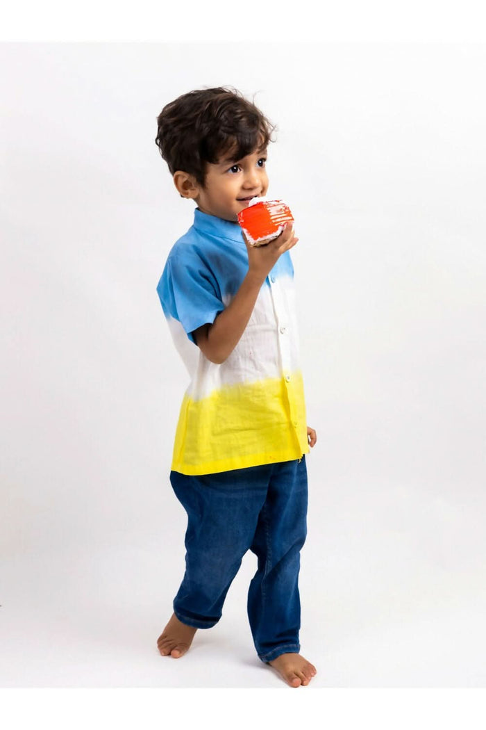 Sunlit Sky - Boy's Shirt - PyaraBaby
