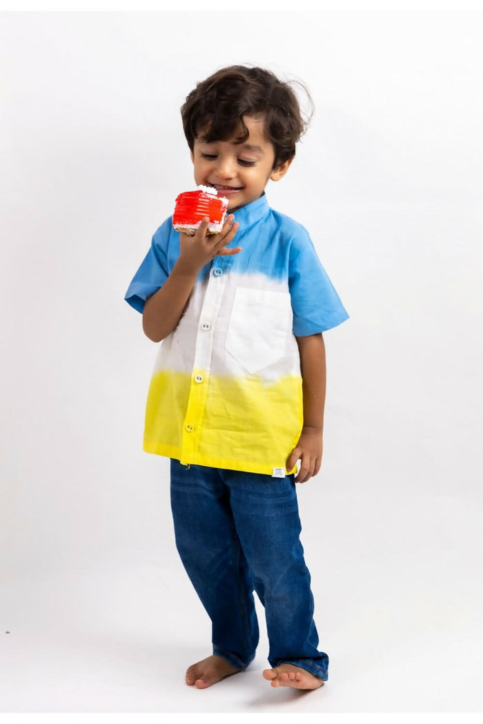 Sunlit Sky - Boy's Shirt - PyaraBaby
