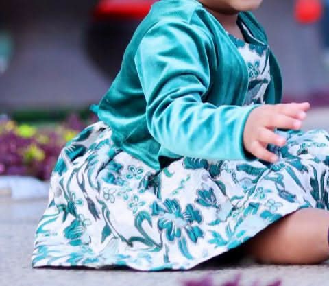 Wrap your little one in luxury with the SWEETHEART Imported From USA Velvet Jacket featuring exquisite appliqué work - crafted from soft, imported velvet fabric for unparalleled comfort and style.