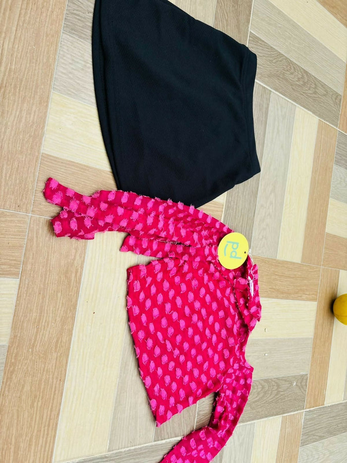 TAFFY KIDS Cute Skirt and Top Set