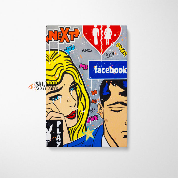 The End Of Love Canvas Wall Art
