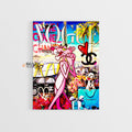The Panther Loves Vogue Canvas Wall Art