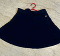 Blue skirt for girls, comfortable and stylish, ideal for casual and special occasions, with an adjustable elastic waistband.