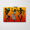 Traditional African Dancers Canvas Wall Art