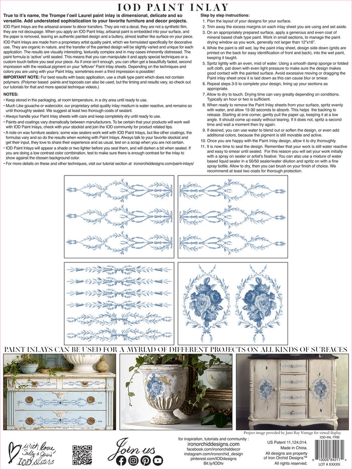 Trompe L' Oeil Blue