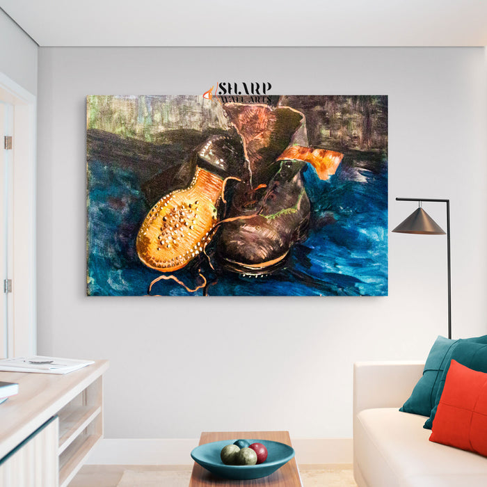 Vincent van Gogh A Pair Of Shoes Canvas Wall Art
