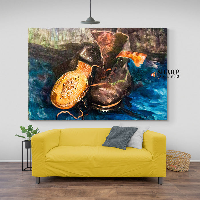Vincent van Gogh A Pair Of Shoes Canvas Wall Art