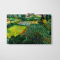 Vincent Van Gogh Field With Poppies Canvas Wall Art