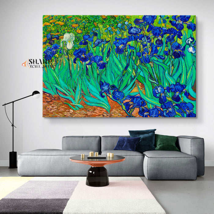 Vincent van Gogh Irises Canvas Wall Art