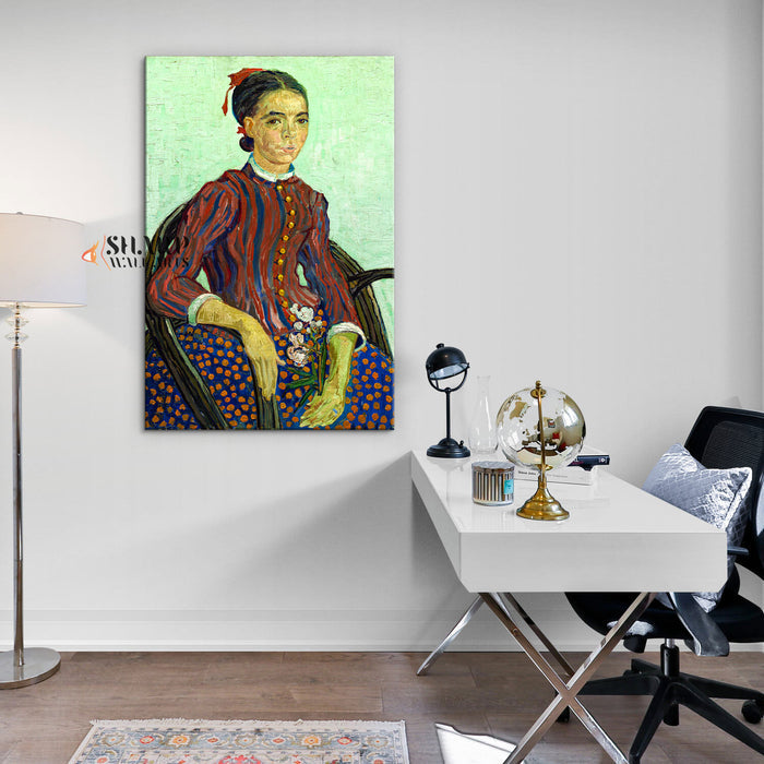 Vincent van Gogh La Mousmé Canvas Wall Art