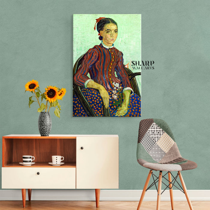 Vincent van Gogh La Mousmé Canvas Wall Art