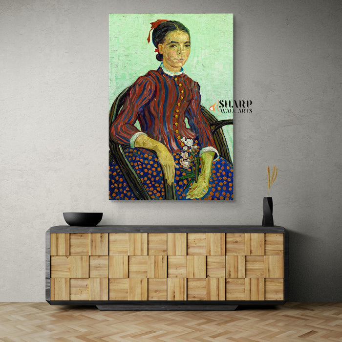 Vincent van Gogh La Mousmé Canvas Wall Art