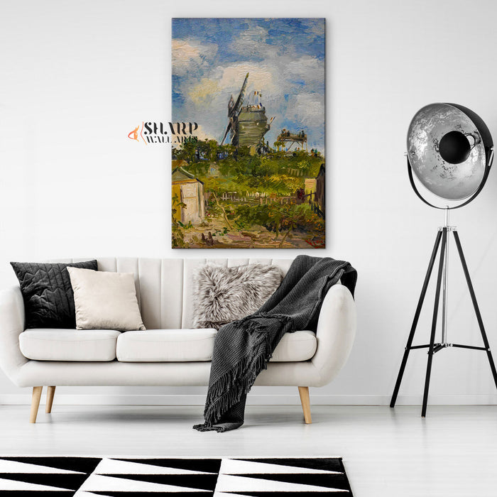Vincent Van Gogh Le Blute-Fin Mill Canvas Wall Art