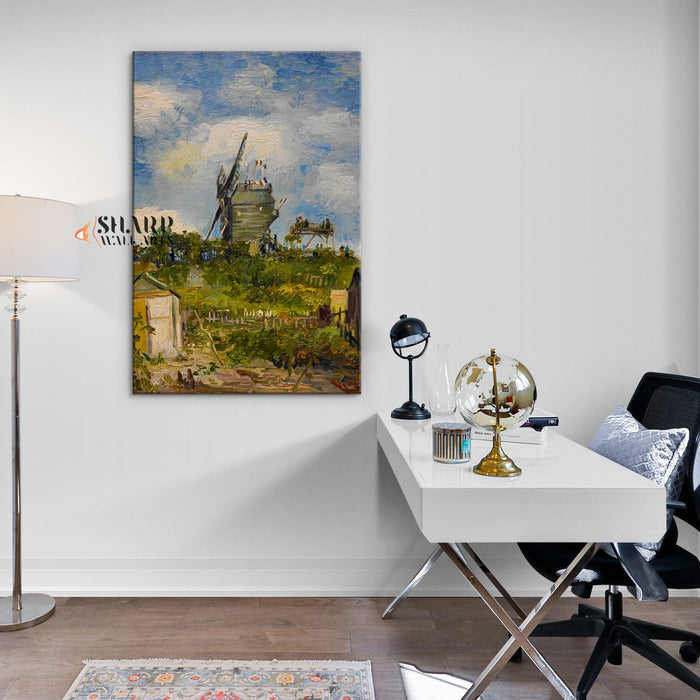Vincent Van Gogh Le Blute-Fin Mill Canvas Wall Art