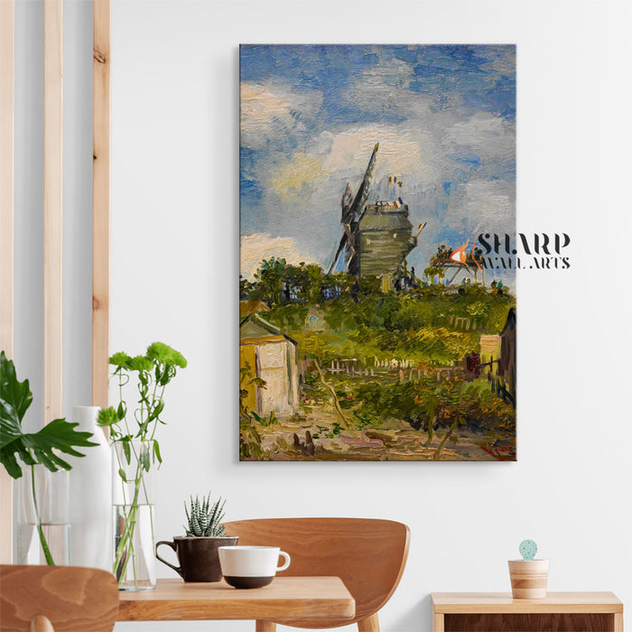Vincent Van Gogh Le Blute-Fin Mill Canvas Wall Art