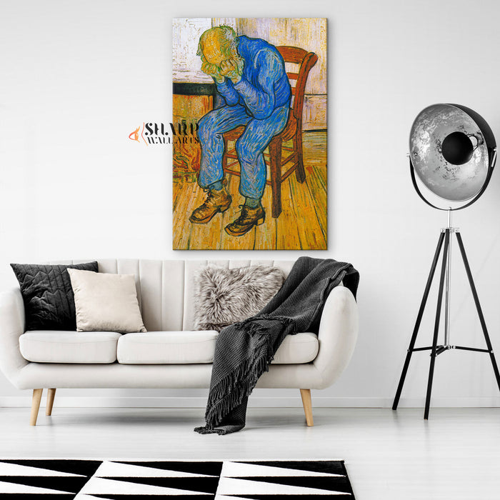 Vincent van Gogh Old Man In Sorrow Canvas Wall Art