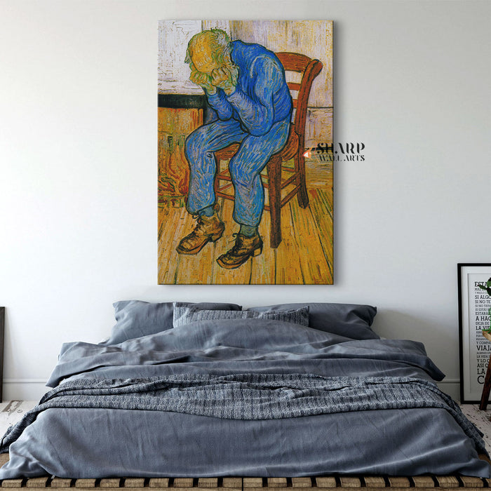 Vincent van Gogh Old Man In Sorrow Canvas Wall Art
