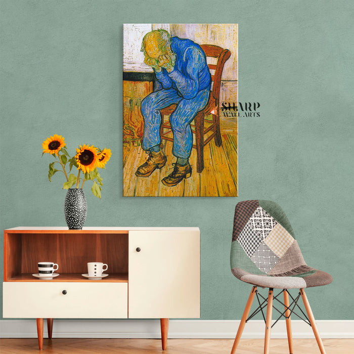 Vincent van Gogh Old Man In Sorrow Canvas Wall Art