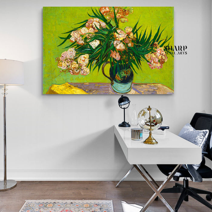 Vincent van Gogh Oleanders Canvas Wall Art