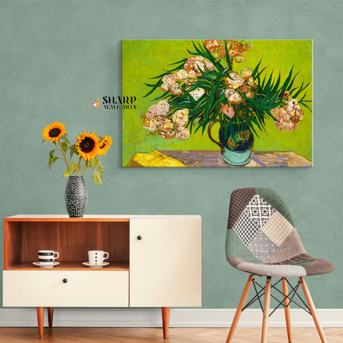 Vincent van Gogh Oleanders Canvas Wall Art