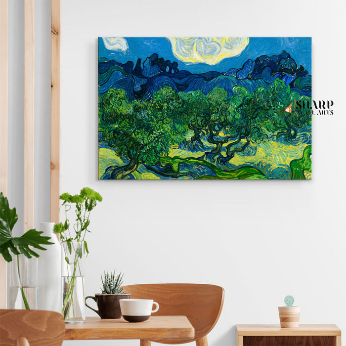 Vincent van Gogh Olive Grove Canvas Wall Art