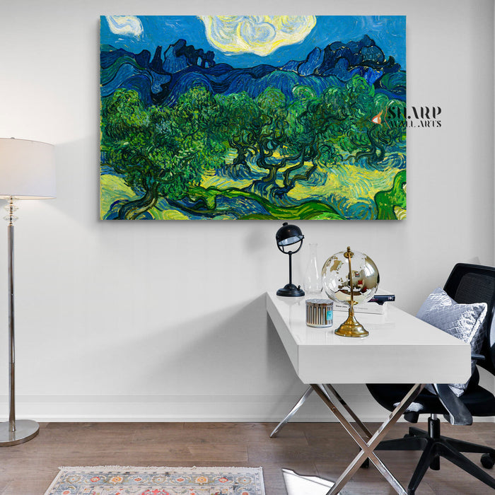 Vincent van Gogh Olive Grove Canvas Wall Art