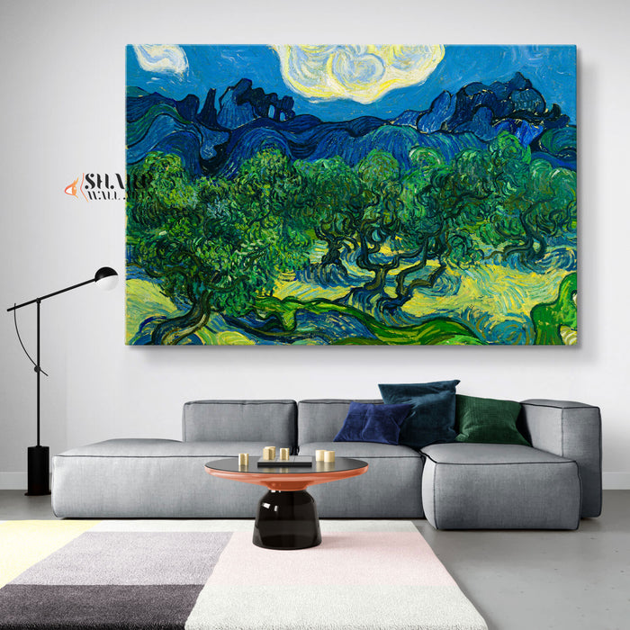 Vincent van Gogh Olive Grove Canvas Wall Art