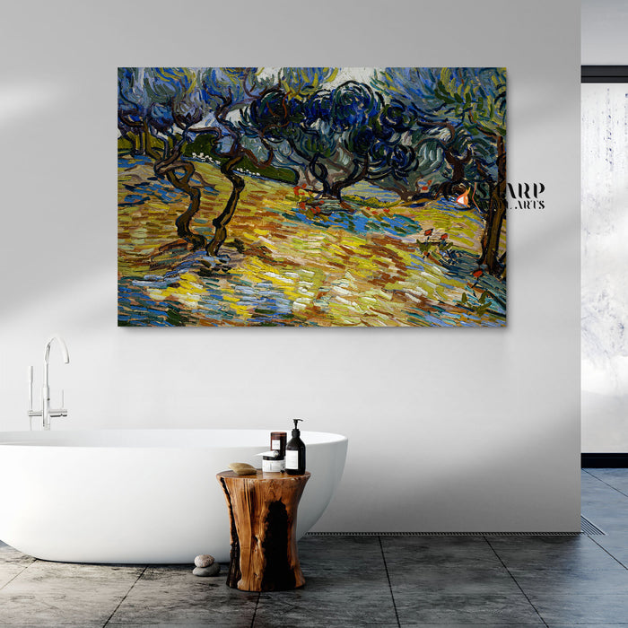 Vincent van Gogh Olive Trees Canvas Wall Art