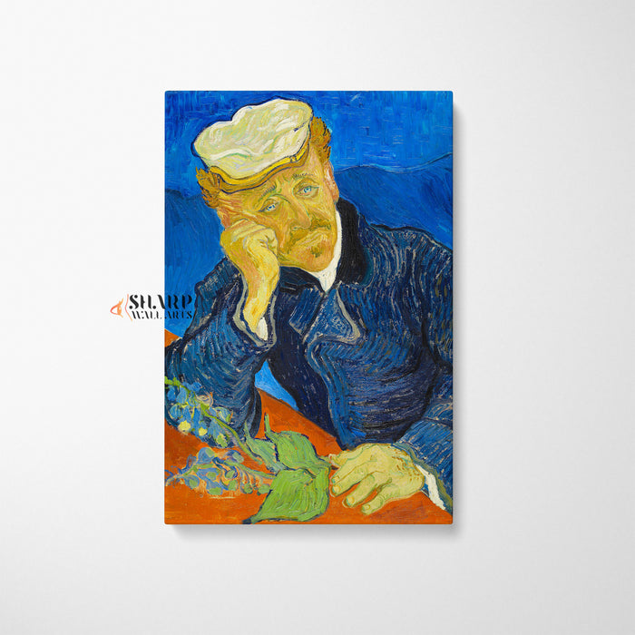 Vincent Van Gogh Portrait Of Dr. Gachet Canvas Wall Art