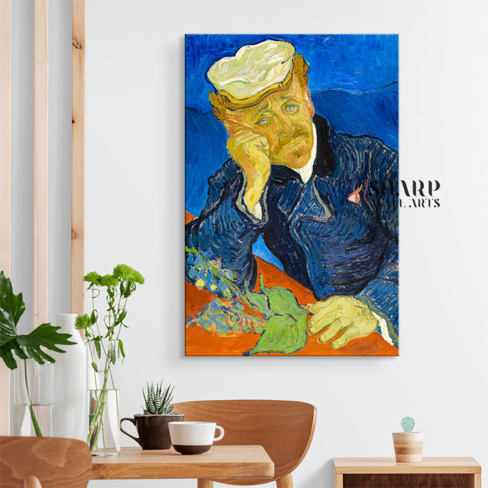 Vincent Van Gogh Portrait Of Dr. Gachet Canvas Wall Art