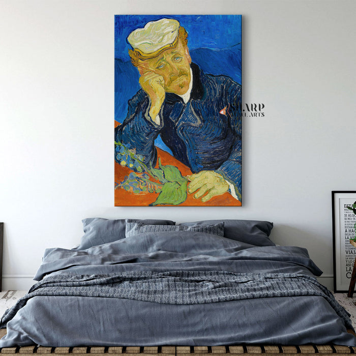 Vincent Van Gogh Portrait Of Dr. Gachet Canvas Wall Art