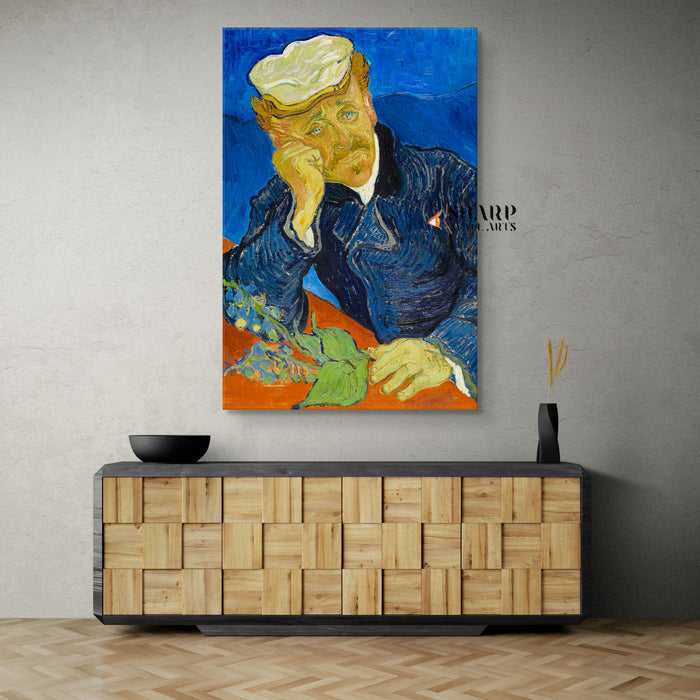 Vincent Van Gogh Portrait Of Dr. Gachet Canvas Wall Art