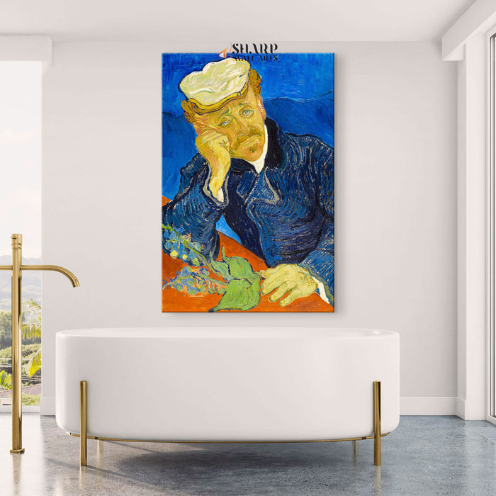 Vincent Van Gogh Portrait Of Dr. Gachet Canvas Wall Art