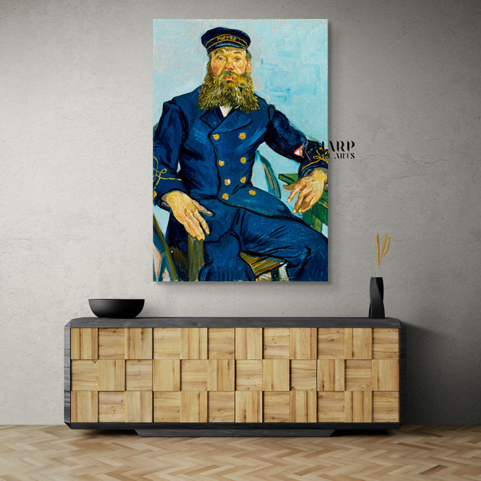 Vincent van Gogh Portrait Of The Postman Joseph Roulin Canvas Wall Art