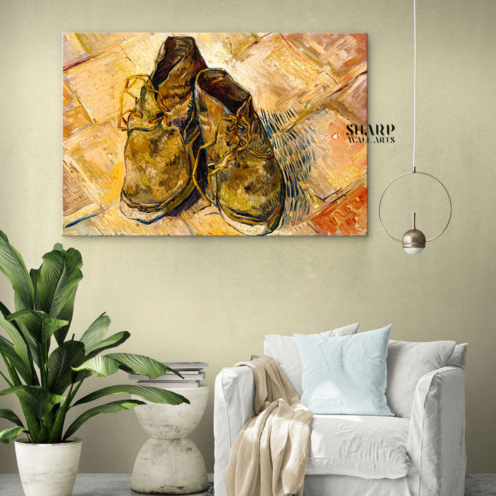 Vincent van Gogh Shoes Canvas Wall Art