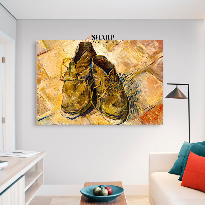Vincent van Gogh Shoes Canvas Wall Art