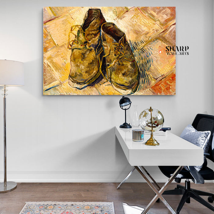 Vincent van Gogh Shoes Canvas Wall Art