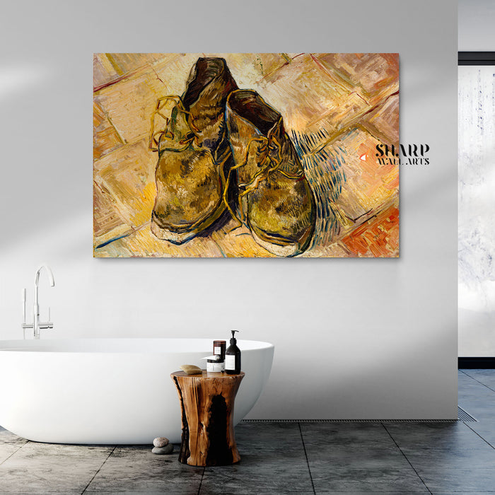 Vincent van Gogh Shoes Canvas Wall Art