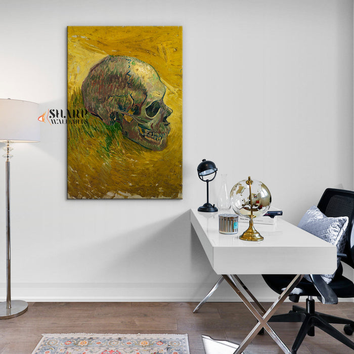 Vincent van Gogh Skull Canvas Wall Art