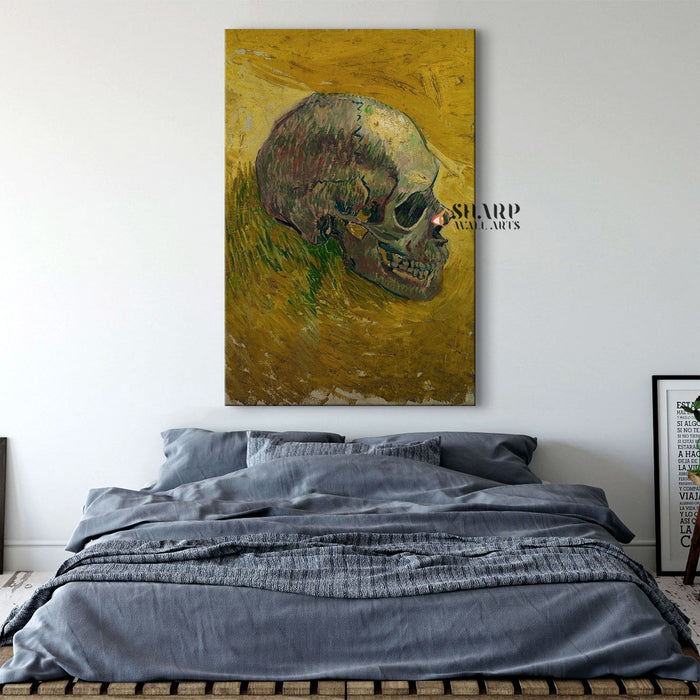 Vincent van Gogh Skull Canvas Wall Art