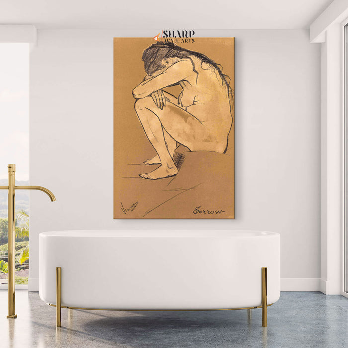Vincent van Gogh Sorrow Canvas Wall Art