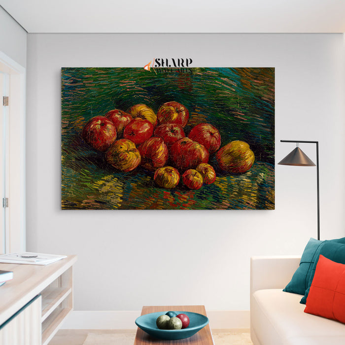 Vincent van Gogh Still Life With Apples Canvas Wall Art