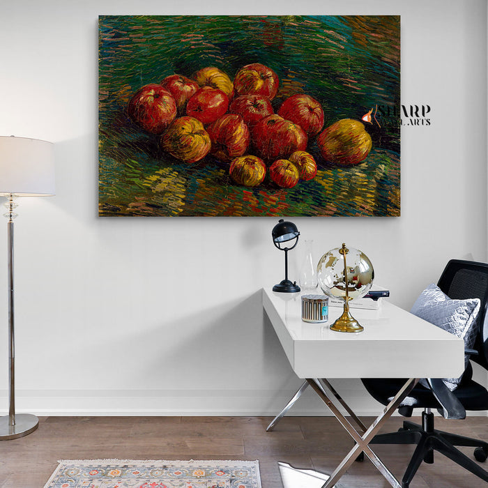 Vincent van Gogh Still Life With Apples Canvas Wall Art