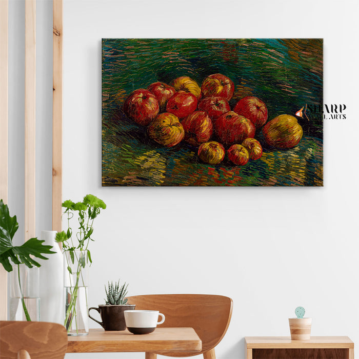 Vincent van Gogh Still Life With Apples Canvas Wall Art